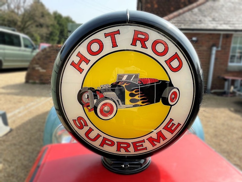 New Hot Rod Supreme gas pump globe