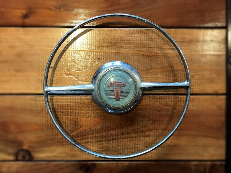 1940s Ford steering wheel horn rings