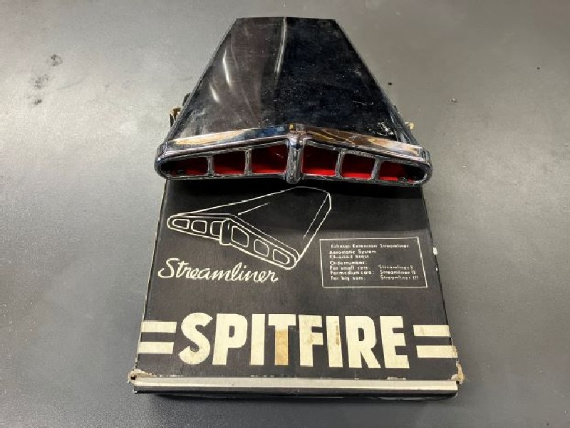 NOS Spitfire exhaust tail pipe accessory