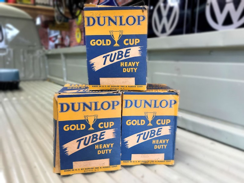 NOS new old stock Dunlop Gold 17 inch inner tubes