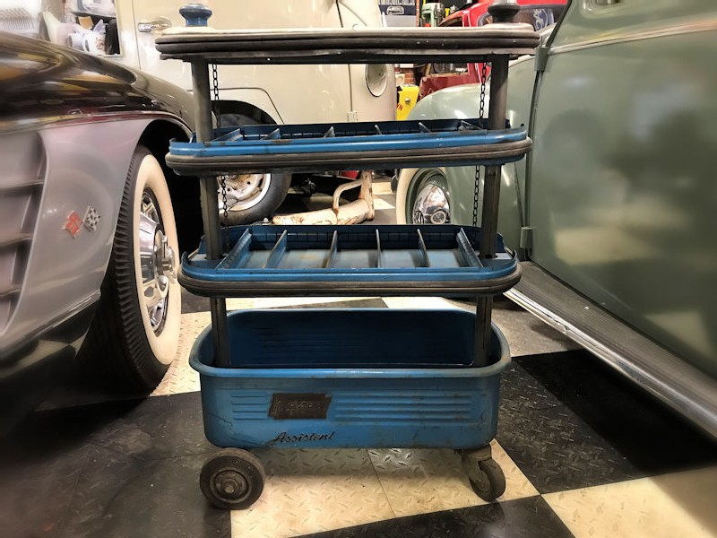 Original 1960s Hazet Assistent tool trolley