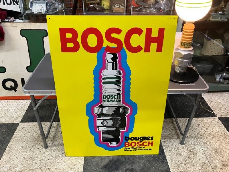 Bosch spark plug tin sign