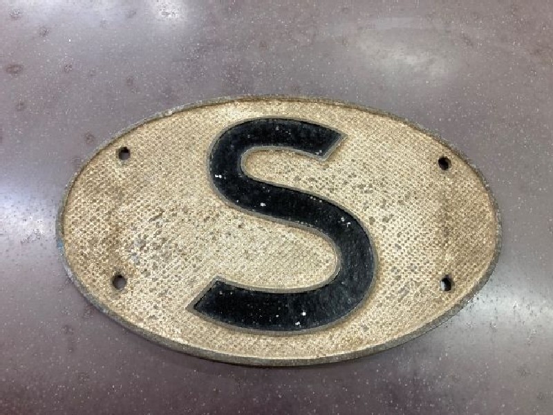 Original Swedish S plate