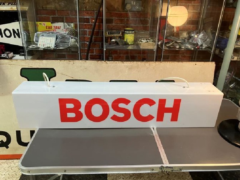 Double sided Bosch light box sign