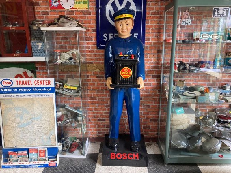 Bosch battery man advertising figure