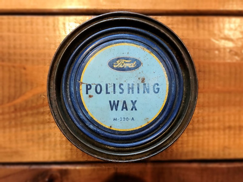 Original Ford polishing wax tin